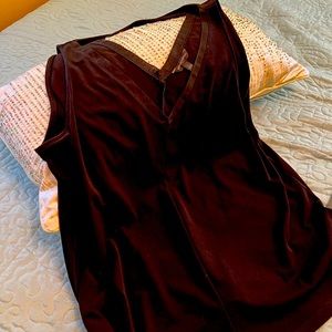 Short sleeved, V neck blouse